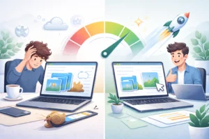 Optimizing website speed visually