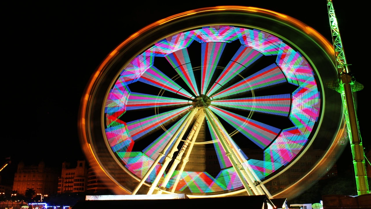 Random number wheel used to run a fair raffle or giveaway draw with visible results